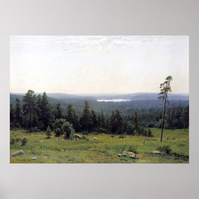 Poster Forest Distance Ivan Shishkin (Frente)