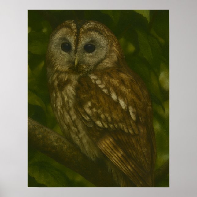 Poster Forest Sentinel - Arte sobre a vida selvagem de Ta (Frente)