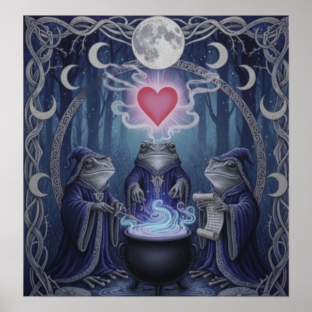 Poster ForestFrogTrio (Frente)