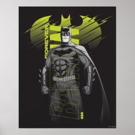 Poster Forever Batman Ligar Caractere Arte