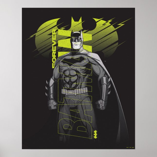 Poster Forever Batman Ligar Caractere Arte (Frente)