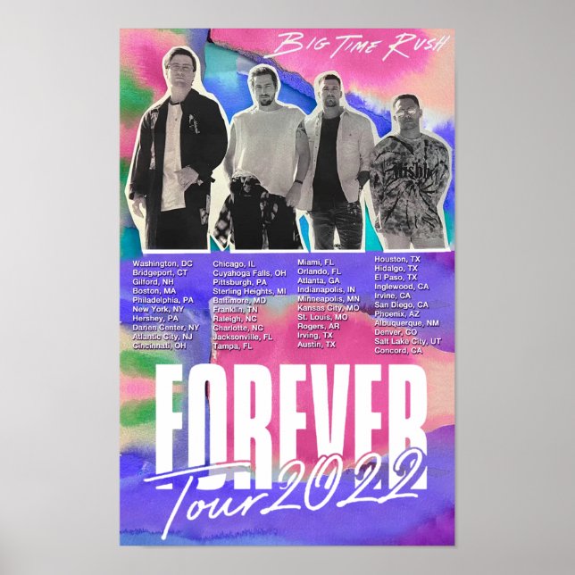 Poster Forever Tour 2022 (Opção 2) (Frente)