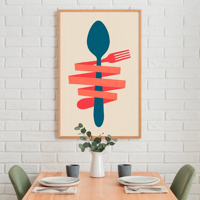 Poster Fork And Spoon (Criador carregado)
