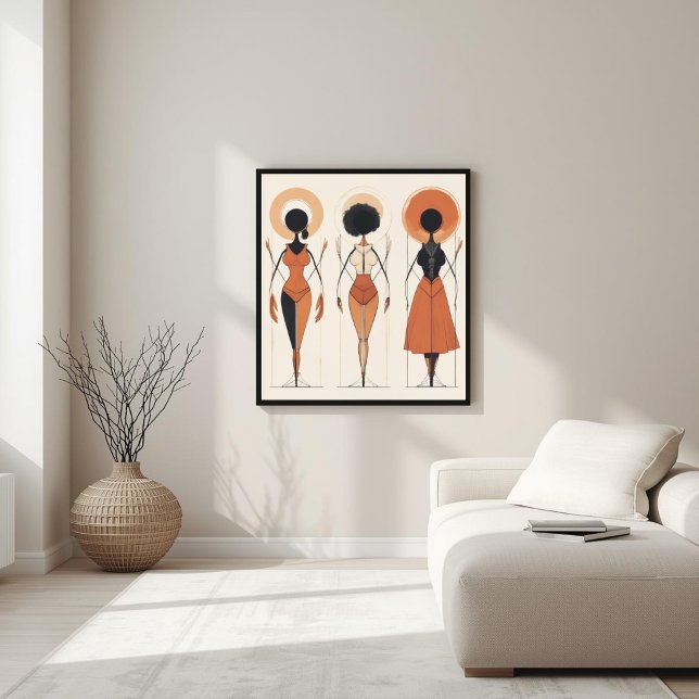 Poster Forma Atemporal – Arte Feminina Minimalista (Criador carregado)