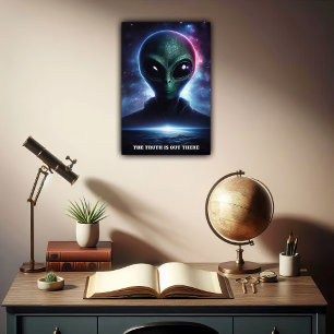 Poster Forma de vida extraterrestre personalizável