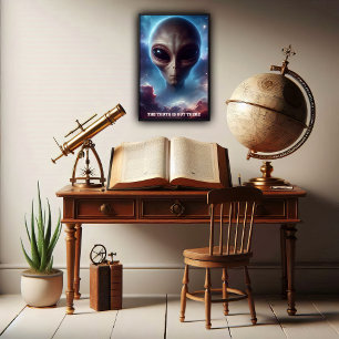 Poster Forma de vida extraterrestre personalizável