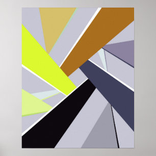 Poster Forma Geométrica Abstrata 8