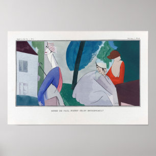 Pôster Forma parisiense, 1914