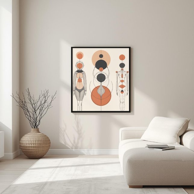 Poster Forma Sagrada – Geometria Feminina Moderna V (Criador carregado)