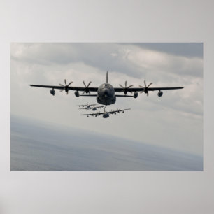 Poster Formação de C-130 Hercules