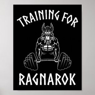 Poster Formação Para Ragnarok Shirt Norse Gym