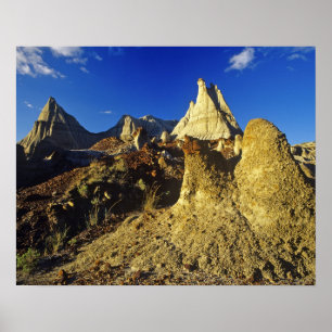 Pôster Formações de Badlands no Parque Provincial Dinosau