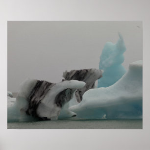 Pôster Formações de Iceberg