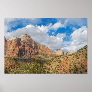 Poster Formações Geológicas no Parque Nacional de Zion, U