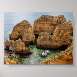 Poster Formações rochosas no Algarve