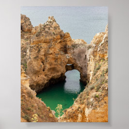 Poster Formações rochosas no Algarve
