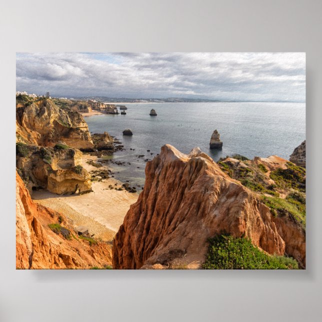 Poster Formações rochosas no Algarve (Frente)