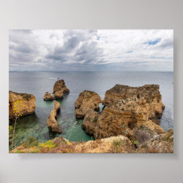 Poster Formações rochosas no Algarve