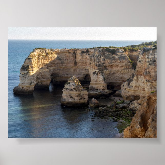 Poster Formações rochosas no Algarve (Frente)