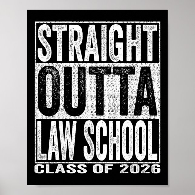 Poster Formado direto da Faculdade de Direito Engraçado C (Frente)