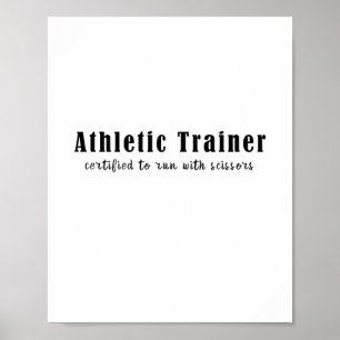 Poster Formador Athletic Certificado Para Correr Com Teso