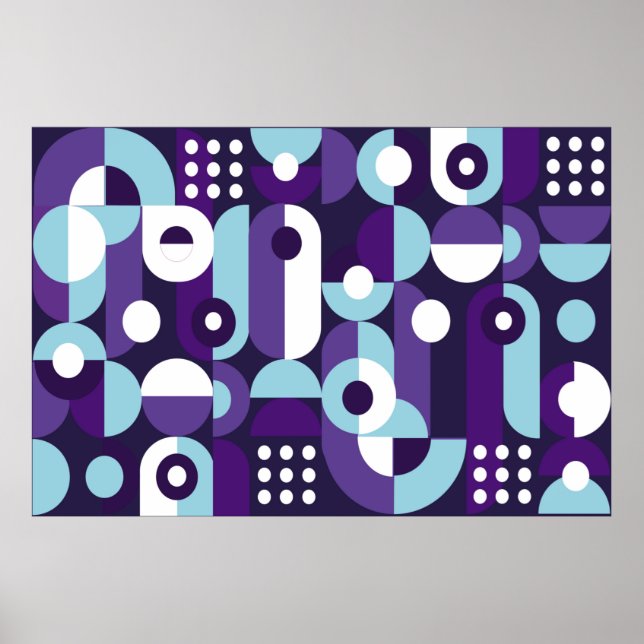 Poster formador geométrico abstrato,arte,trabalho de arte (Frente)
