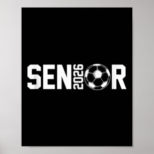 Poster Formando Cl De Graduação Do Jogador De Futebol De