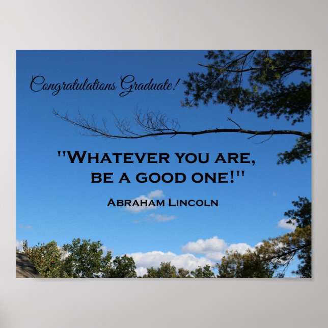 Pôster Formando parabéns! (Frente)