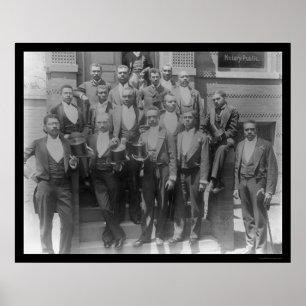 Pôster Formandos da lei da universidade 1899 de Howard