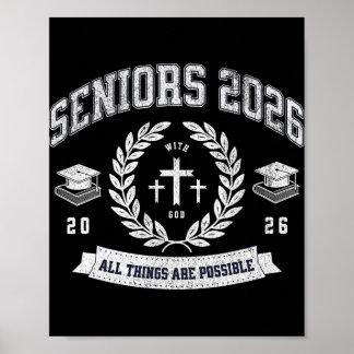 Poster Formandos da Turma de 2026 Graduação Cristã Religi