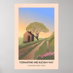 Poster Formartine and Buchan Way Trilhos Grandiosos da Es