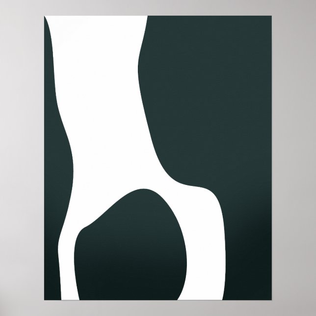 Poster Formas Abstratas Minimalistas (Frente)