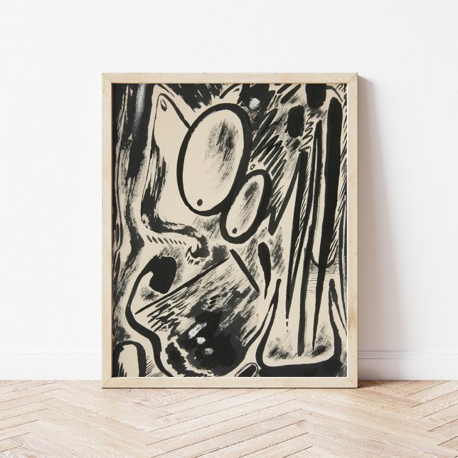 Poster Formas Abstratas | Rudolf Bauer (Criador carregado)