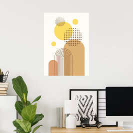 Poster Formas abstrato Modernas