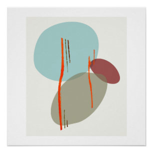 Pôster Formas de Boho