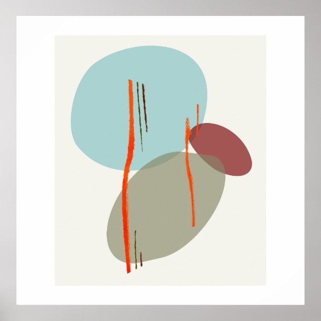 Poster Formas de Boho (Frente)