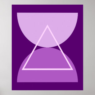 Poster Formas Geométricas de Arte Moderna abstrato