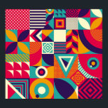 Poster formas geométricas de pop abstrato, padrão sem sol<br><div class="desc">Padrão sem costura de forma Pop e Abstrato geométrica colorido. Azulejo Decor Wallpaper Doodle Halloween objetos para um padrão fofo e assustador. Retroversão: Texturas de Moda de 80 s Colagem em Harmonia Artística. padrão, bloco, legal, diversão, abstrato, pop, geométrico, sem costura, ilustração, linha, vibrante, forma, moderna, flor, azulejo, decoração, tendências,...</div>