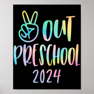 Poster Formatação Do Colo Da Pré-Escola No Dia Passado Da