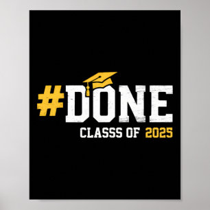 Poster Formatura Cl De 2025 Graduação Graduado Vintage Sê