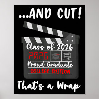 Poster Formatura Cl De 2026 Cerimônia Engraçada Gradu