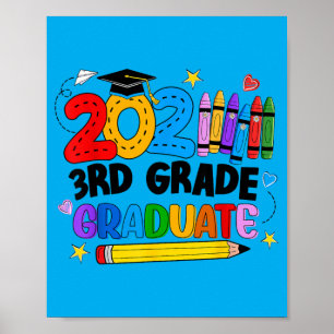 Poster Formatura Cute da Terceira Série 2026 Giz de Cera