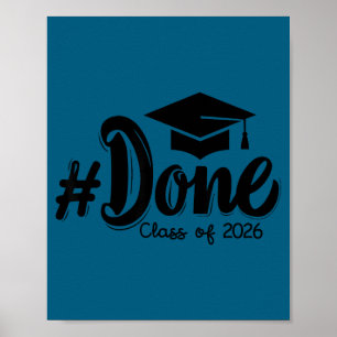 Poster Formatura da turma de 2026 graduado engraçado form