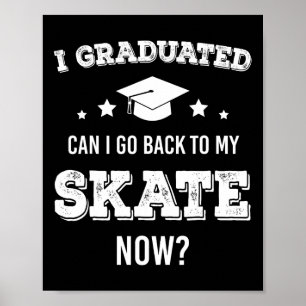 Poster Formatura Engraçada Graduado Ensino Médio Patins S