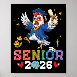 Poster Formatura Senior 2026 Frango Cl De 26 Bolsista Gr