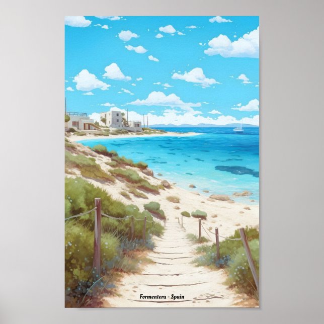Poster Formentera Espanha (Frente)