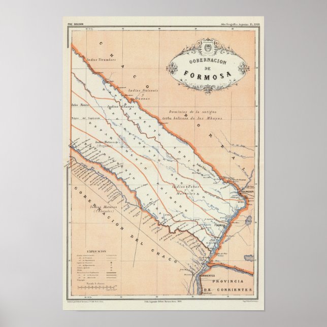 Pôster Formosa, Argentina (Frente)