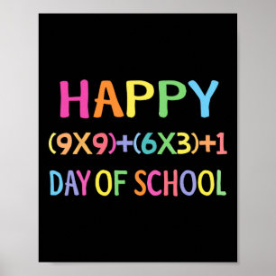 Poster Fórmula 100 Dias De Professora De Matemática De Di