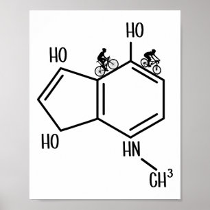 Poster Fórmula de Adrenalina de Bicicleta de Montanha Cic