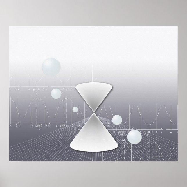 Poster Fórmula, gráfico, símbolos matemáticos 13 (Frente)